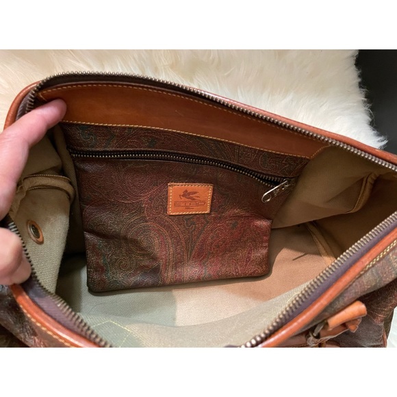 Etro Paisley Boston Bag. - Picture 7 of 16